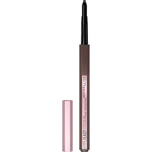 Maybelline New York Maybelline Eyestudio Hyper Easy No Slip Pencil, Medium Brown, 0.021 Ounce, 003 Medium Brown, 0.021000000000000001 ounces (Pack of 2)