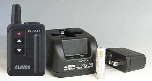 Amazon | アルインコ DJ-PX31 (ブラック) ＋ EDC-185A 充電器 ＋