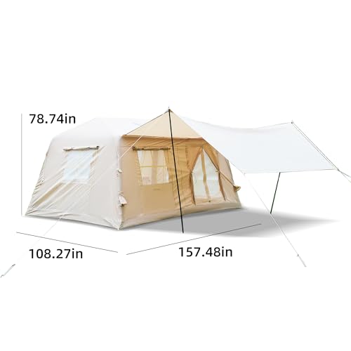 Carpa inflable para camping 4 estaciones, grande y resistente miniatura 2