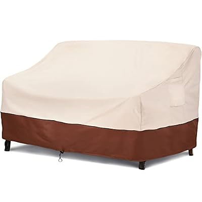 COSFLY Outdoor Furniture Covers Waterproof for Sofa, Patio Bench Covers for Outside Heavy Duty Fits up to 79W x 38D x 29H inches