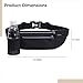 yeeplant Running Hydration Belt, Sports Fanny Pack with Water Bottle Holder, Adjustable Strap, Breathable Padding, Ideal for and Jogging