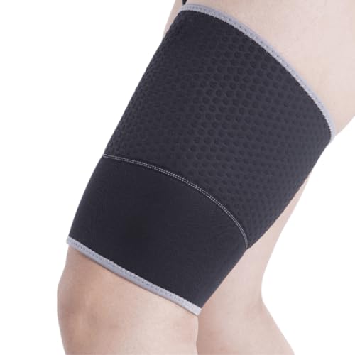Impact - At Your Corner Fascia Elastica Coscia a Compressione - Tutore per Quadricipite e Bicipite Femorale - Supporto per Stiramenti, Crampi e Contratture Muscolari - Sport e Uso Quotidiano Taglia M