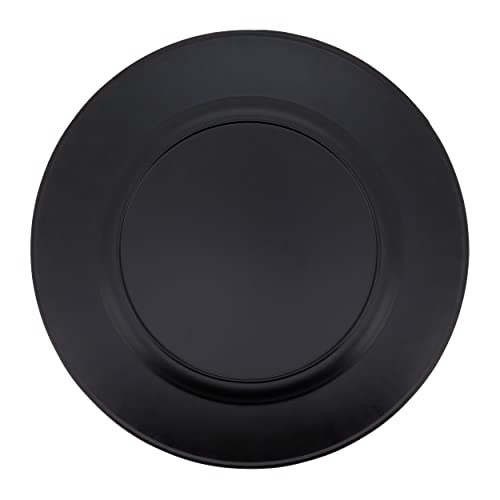 Platos redondos blancos marfil plástico 13" set 4 miniatura 4