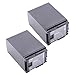 Produktbild vhbw 2X Akku kompatibel mit Canon Legria HF21, FS46, HF20, HF200, FS406 Videokamera Camcorder (2400 mAh, 7,2 V, Li-Ion) + Infochip - Ersatz für BP-827, 2740B002