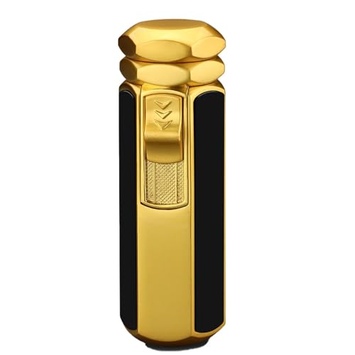 Encendedor de butano metálico, un regalo elegante para puros y camping 2