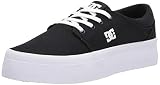 DC Damen Trase Plateau Skate Schuh, (schwarz/weiß), 43 EU
