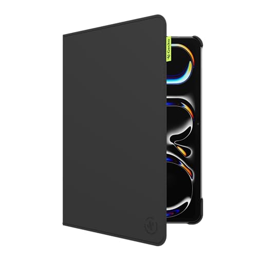 Étui iPad Pro 11 M4 M5 Gecko Covers noir en peau de cactus