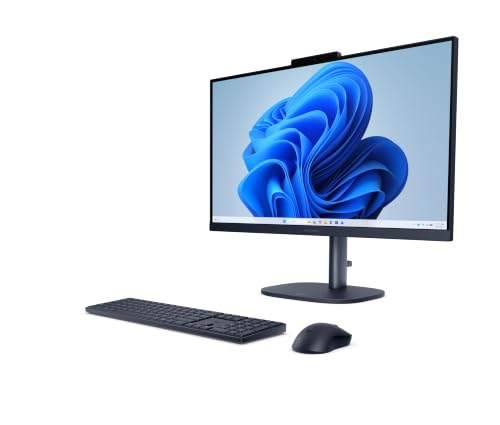 Image of HP OmniStudio All-in-One Desktop 24-cv0440 PC, Windows 11 Home, 23.8 inch, Touch Screen, AMD Ryzen 3, 8GB RAM, 512GB SSD, FHD, Denim Blue