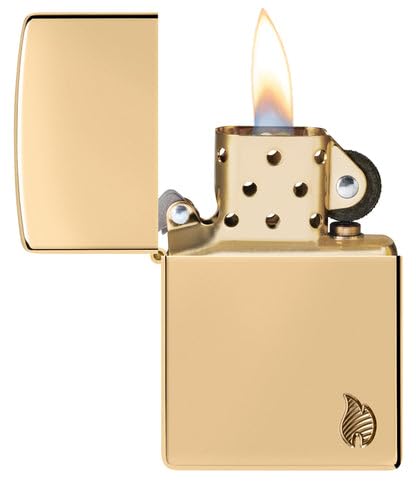 Encendedor Zippo personalizado de latón pulido miniatura 6