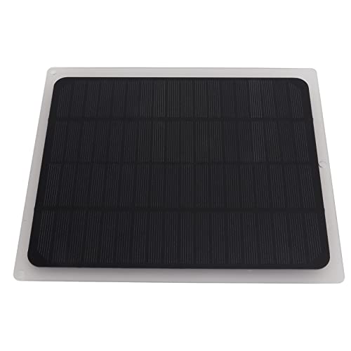 Ventilador con panel solar de 10W ideal para camping e invernaderos 4