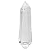 Rockcloud Rock Quartz Healing Crystal Double Terminated Point Faceted Prism Reiki Stone Figurine