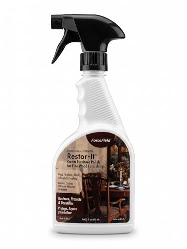 ForceField® Restore-It Furniture Polish For Wood, Woodwork, Fine Wood & Cabinetry - 22oz