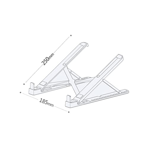Soporte de aleación de aluminio elevado para portátil con diseño ergonómico B 3