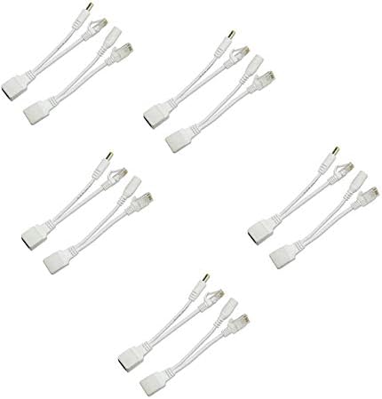 LipiWorld Power Over Ethernet Poe Injector Splitter Adapter Poe Cables ...