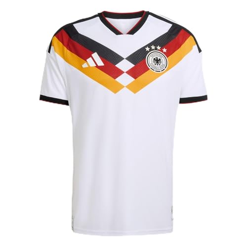 adidas Mens Germany 26 Home Authentic Jersey White Large R