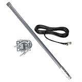 High Gain 5,8 dBi für Lora-Antenne, 868 MHz, 915 MHz, Fiberglas für OMNI Directional N Stecker für Helium Hotspot Miner Outdoor (Antennen-Set)