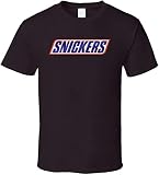Snickers Chocolate Bar Candy Lover Cute T-Shirts à Manches Courtes(Large)