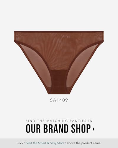 Image of Smart & Sexy Women's Sheer Mesh Demi Underwire Bra - See Through Bras