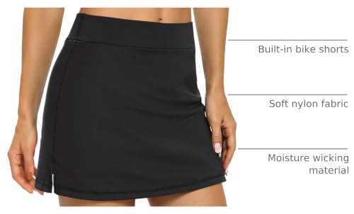 Image of LouKeith Tennis Skirts for Women Golf Athletic Activewear Skorts Mini Summer Workout Running Shorts with Pockets