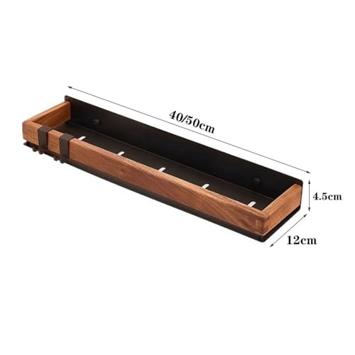 Étagère de douche anti-chute avec support brosses à dents