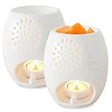 Praktisch & Vielseitig: Diese hochwertige Duftlampe aus Keramik ist ideal für Büro-Deko am Tag und verbreitet nachts beruhigende Düfte. Inklusive Kerzenlöffel zum einfachen Handhaben. Der Keramik-Ölbrenner macht jede Umgebung wohnlich.