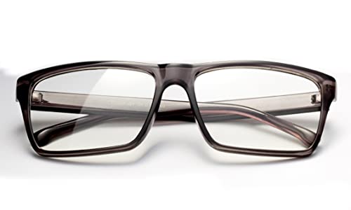 Image of Classic Unisex Squared Fashion Clear Lens Eye Glasses Frame Clear Lens Glasses Men Women