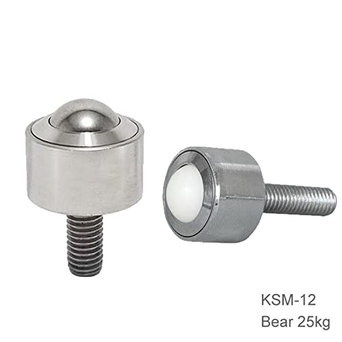 Rueda giratoria de bola 360 rodamiento universal 12FL M8 hardware nailon 3