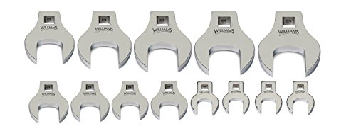 Williams 10740 3/8 Drive Crowfoot Wrench Set, 3/8-Inch to 1-1/8-Inch, 13-Piece Williams 10740 3/8 Drive Crowfoot Wrench Set, 3/8-Inch to 1-1/8-Inch, 13-Piece