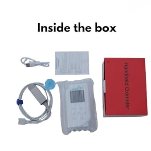 Image of Handheld Pulse Oximeter | Professional SPO2 & Pulse Rate Monitor with TFT LCD Display | Rechargeable Finger Oximeter | Ideal for Hospital, Clinic & Home Health Use (Neonatal /Kids)