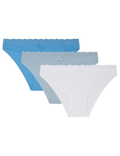 Women´secret Pack 3 Bragas Hipster Gallon Collection Brief, White, M para Mujer | Ya disponible en tu tienda friki favorita! En mundofriki.es!