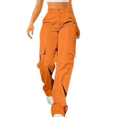 Pantalon d'été en mousseline pour femme fluide décontracté avec cordon