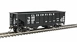 Walthers Trainline HO Scale 1/87 Coal Hopper - Ready to Run - Clinchfield