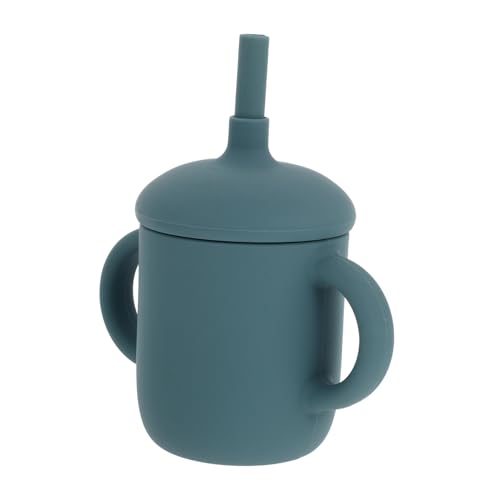 YARNOW 1Pieza Pajita Vaso Antiderrame De Entrenamiento Para Bebés Humo Para Aprendizaje y Autoalimentación