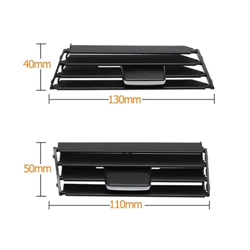Rejilla de ventilación delantera para salpicadero de Serie 3 E91 E92 con control de flujo suave 3
