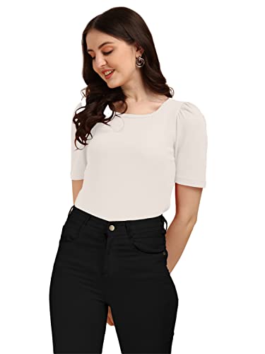 Image of Wedani Women's Solid Regular Fit Blouse