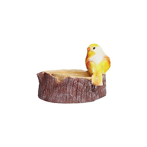 Image of Wonderland Decorative Resin Love Bird Feeder /Bird Bath (Home Decor, Garden Decor, Gift Item, Balcony)