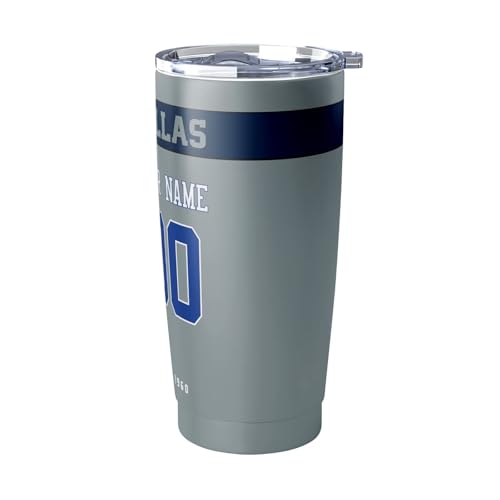 Image of ANTKING Dallas Tumbler 20 oz Travel Coffee Cup Custom Name Number for Men Women Boy Gifts