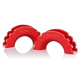 Shackle Isolator for Jeep LIBERRWAY D Ring Shackle Isolator Shackle Cover for 3/4 Inch Shackle 2 Pack Red