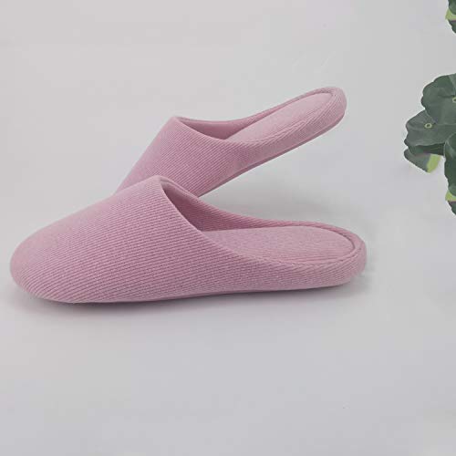 Image of ofoot Women's Non-Slip House Slippers - Lightweight Cotton Memory Foam Indoor Slip-On, Machine Washable & Foldable Travel Design for Home, Yoga, Narrow /Wide Fit Options