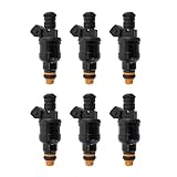 TRQ Fuel Injector Set Compatible with 1990-1995 Ford Aerostar 1991-1992 Explorer 1990-1992 Ranger Mazda Navajo