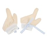 [CIMAXIC] 吸い込み防止プロテクター 手袋とミトン 通気性素材 サイズS 親指しゃぶり癖対策 新生児0〜6ヶ月向け 睡眠 テレビ観賞時対応ペア