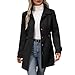 Generisch Damen Mantel Winter Kurzmantel Locker Wollmantel Einreihig Warmer Blazerjacken Stehkragen Wollmischung Trenchcoat mit Taschen Wintermantel Modische Wolljacke Bequeme Übergangsmantel