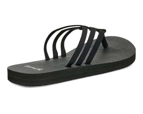 Sanuk Yoga Sandy II | Flip Flops for Women | Yoga Sandals For Women | Women's Beach Sandals | Memory Foam Footbed4