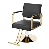 ZAWAYINE Barber Chair Salon Chair for Hair Stylist Hair Chair for Barbershop Home Height Adjustable & 360° Swivel Styling Salon Chairs Spa Beauty Salon Equipment, Max Load Weight 440Lbs