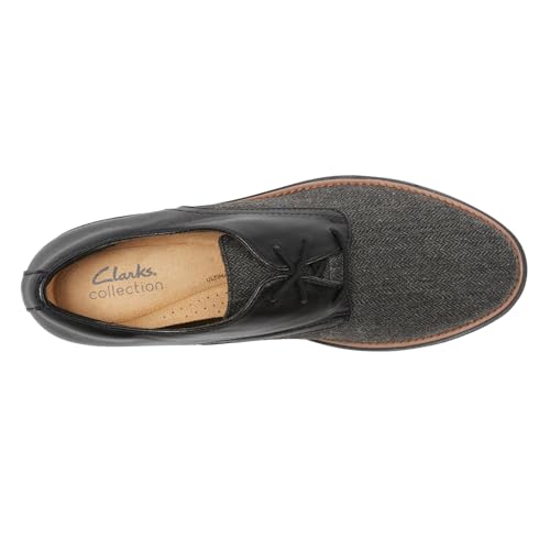 Clarks Clarks Black's Sharon Rae Loafer, Black TweedCombi, 5.5 Medium US