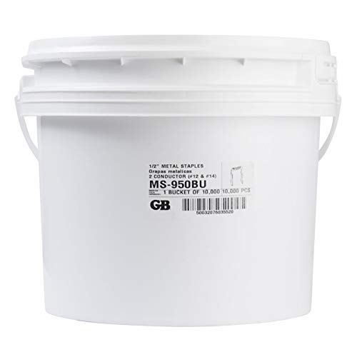 Gardner Bender Ms-950Bu, Inch, Contractor Length, Electrical Romex Wire & Non-Metalic Cable (Nm), 10,000 Pk. Staples, 10000 Count #TOP3