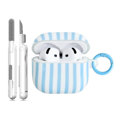 Airpods 4�pAirawin �P�[�X �N���A�A���킢���c�ȃJ�o�[ Airpod 4�p | Airpods��4����p���I�\�t�gTPU�P�[�X�J�o�[ �K�[���[�J���r�i�����O&�N���[�j���O�y���t�� ���f�B�[�X �K�[���Y �z���C�g+�u���[
