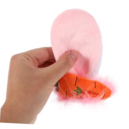 Orejas de conejo para casco peluche mullido desmontable mujer 2 piezas 7