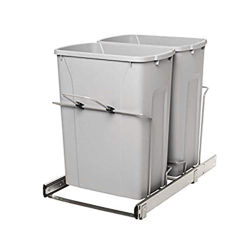 Caneca de basura extraíble rectangular 58 litros