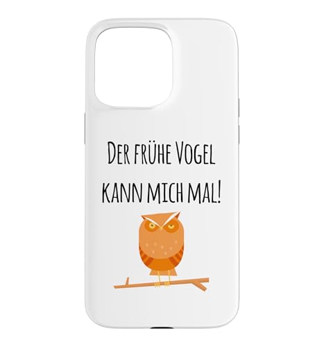 Der fruhe Vogel (�t�H�[�Q�� �~�b�`�E�}��) Verschlafene Eule �y�����h�C�c�� �X�}�z�P�[�X iPhone 15 Pro Max �p
